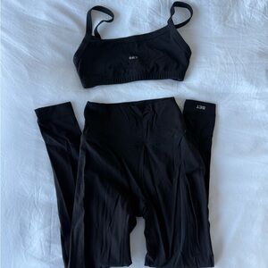 Set active black workout set